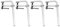 4 Pack F Clamps, Welding Clamps Bar Clamps Set Metal Welding Clamps Depth, Heavy Duty F Clamps Woodworking Clamps