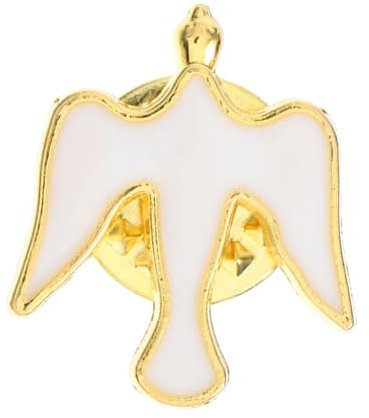 Holibanna Exquisite Vergoldete Engels-tauben-brosche Friedensnadel Vielseitige Anstecknadel Für Christliche Accessoires