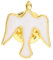 Holibanna Exquisite Vergoldete Engels-tauben-brosche Friedensnadel Vielseitige Anstecknadel Für Christliche Accessoires