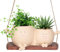 KBIBCK Swing Face Planter Pot Smiley Face-Hanging PlantPot, Swing Chair Hanging-Pot with Drainage Hole Smile-Face-Plant-Pot for Mother's Day Cute-Face-Plant-Pot for Indoor Outdoor Home Decor