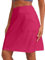 VUTRU Tennis-Skort für Damen Activewear Knielanger Hosenrock mit Innenshorts Damen Tennisrock mit Hose Drunter Perfekt für Sport, Golf,Tennis Pure Rosa S