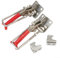 2Pcs Heavy Duty U Bolt Toggle Clamp Stainless Steel Self-Lock Latch Adjustable Handle 200kg Load Capacity for Vibrating Waterproof Rustproof