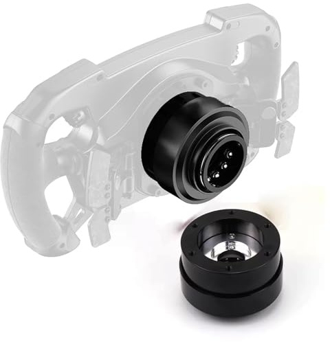 Obokidlyamor Replace Quick Release Adapter Steering Wheel Replace Panel For MOZA R21/R16/R9 V2/R5/R3 Bundle Gaming Racing Wheel;70mm 6-hole steering wheel kit (Quick Release)