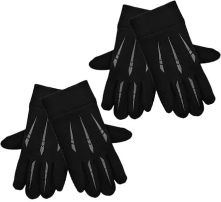 Luxshiny 2 Pares Guantes de Motocicleta Táctiles Mujer Impermeables y Aislantes de Dedos Completos Equipamiento de Conducción y Actividades al Aire