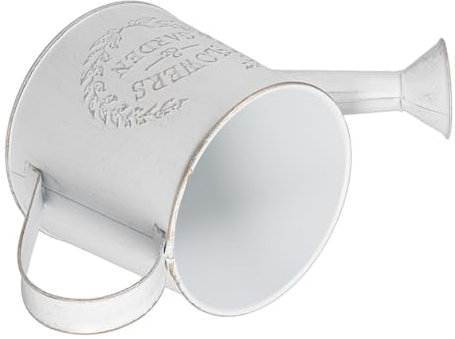 VINTORKY Regadera de Metal para Maceta de Riego Decorativa Capacidad Grande Diseño Durable Mango de Hierro para Plantas de Interior y Exterior