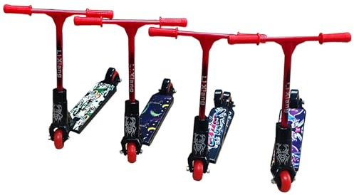 NUDVMUCH 4 Stück Finger Scooter, Scooter für die Finger, Mini Roller Spielzeug, Fingerspitzen Bewegung Spielzeug Fingerspielzeug Partygeschenke für Kinder