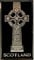 I LUV LTD Scotland Fridge Magnet with Scottish Celtic Cross Design