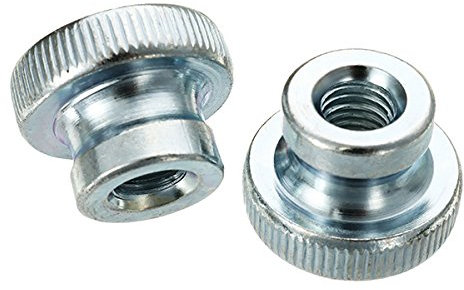 FEVERWORK MXCN1 5Pcs Carbon Steel Knurled Thumb Nut Thread M3 M4 M5 M6 M8 M10 - M5