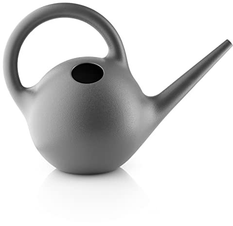 EVA SOLO | Globe Gießkanne 2,5l Dunkelgrau | Praktisches Design mit großer Öffnung zum Auffüllen | Dark Grey