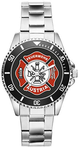 KIESENBERG Geschenk für Feuerwehrmann Feuerwehr Österreich Artikel Uhr 1299