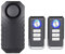 Mengshen Wireless Bicycle Motorcycle Alarm, Waterproof Anti-Theft Security Sensor Alarm with 113dB Super Loud Sound, 7 level Sensitivity (2 Remote Control Included)