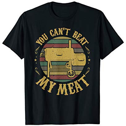 Funny BBQ Pit Reverse Flow Smoker Accessory Dad Grill Gift T-Shirt