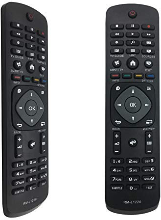 FOXRMT Replacement Telecommande Philips TV pour Telecommande Philips Fonctionne avec Toutes Les Telecommande Universelle Philips TV