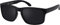 La Optica B.L.M. Sonnenbrille Herren UV400 Retro Sportbrille Fahrradbrille - Matt Schwarz (Polarisert Grau)