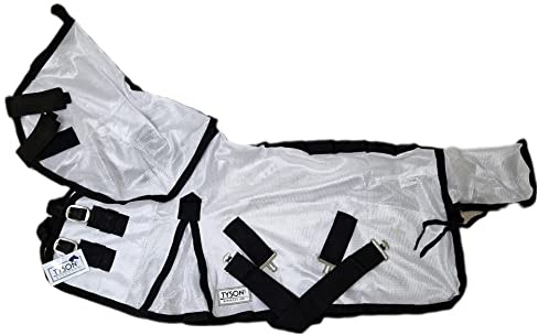 Fliegendecke + Halsteil, abnehmbar Netz fest 65 70 75 80 85 90 95 100 cm Minishetty Falabella Shetty Fohlen Tysons Breeches (75 cm)