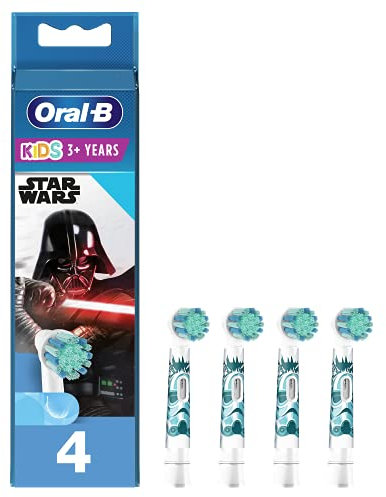Oral-B Star Wars elektrische Zahnbürstenköpfe, 3 Stück, ideal für empfindliche Zähne und Zahnfleisch, ab 3 Jahren
