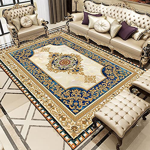 NW Alfombra grande, estilo vintage, diseño abstracto, alfombra de sala de estar, alfombra de felpa, alfombra tradicional, decoración del hogar, 140 x 200 cm