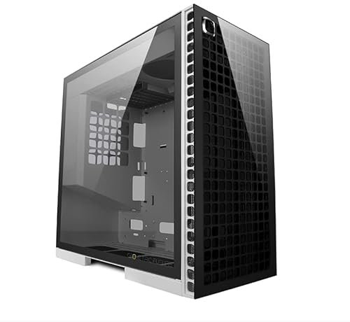 Geometric Future M6 Cezanne Mid Tower Boîtier PC Design Vertical Canal d'air Support pour Radiateur E-ATX 11 360 Support GPU Vertical Blanc GEO-M6-CEW