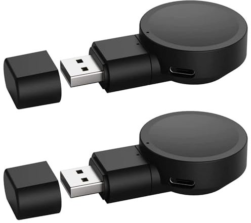 Caricatore USB Compatibile con Samsung Galaxy Watch7/ 6, Caricabatterie Portatile per Galaxy Watch Ultra, Wireless Caricatore Magnetico per Galaxy Watch 6/5 Pro/5/4 /4 Classic/3/Active 2/1