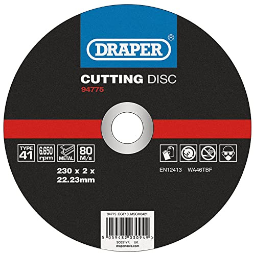Draper 94775 Metal Cutting Disc, 230 x 2 x 22.23mm