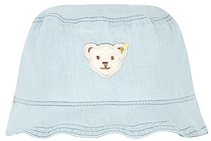 Steiff Unisex Kinder Sonnenhut Ohrenschützer, Colony Blue, 51 EU