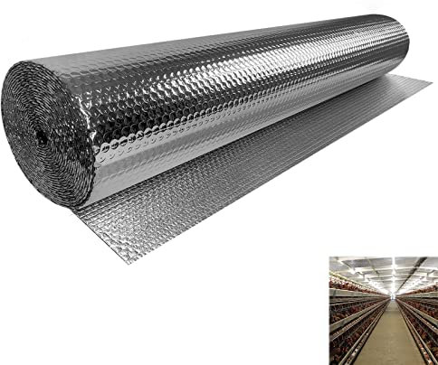 YRHome Isolierfolie Dämmfolie Heizkörper reflexionsfolie Isolierfolie heizung Haus Thermofolie Fenster für Kälteschutz Isolierungsfolie Wärmedämmung für Camping Pool Auto (1x10m - 10㎡)