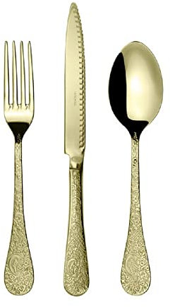 24 pcs cutlery set BETTY (Champagne shiny)