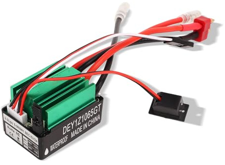 Yuecoom 65 A Contrôleur de Vitesse RC, 7.4V-11.1V étanche RC Crawler Ship Modèle Brushed ESC électrique T Plug Pièce De Rechange