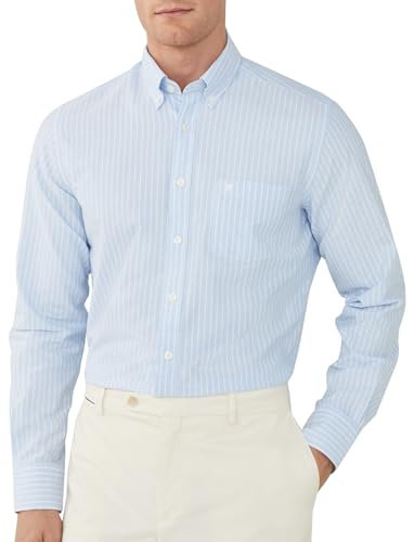 Hackett London Herren Parachute Belt Shirt, Blau (Sky Blue), L