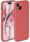ONEFLOW Soft Case für iPhone 15 Hülle aus Silikon mit Kameraschutz, Silikonhülle mit erhöhtem Schutz fürs Display, Backcover Schutzhülle, weiche Handyhülle, Rot