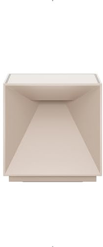 SIGOR Nutalis - Dimmbare würfelförmige LED Akku-Tischlampe Indoor & Outdoor, IP54 spritzwassergeschützt, Höhe 10 cm, aufladbar mit easy-connect puk, 9 h Leuchtdauer, dünenbeige
