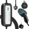 FNRIDS EV Charger Type 2 to 3 Pin Plug 15M, 13A Electric Car Charger, Max. 3.3kW Type 2 Charging Cable 3 Pin with LED Indicators IP54/IP65, Include Carry Bag for IEC 62196-2 EVs and PHEVs