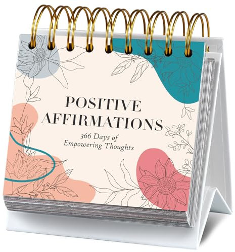 Täglicher Bestätigungskalender, Sommer, Schulanfang, Geschenk, motivierende Zitate, Schreibtischkalender für Frauen und Mädchen, positiv stehend, Flip, täglich, undatiert, inspirierender Kalender für