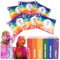 Holi Color Gulal Pulver wasserlöslich Natural Festival Fotoshooting Rangoli Regenbogen Powder holy farbbeutel Festivals, Partys, Holi, 6 x 100 g Beutel, 6 Farben Farbpulver (100g x 6 Color Bag)