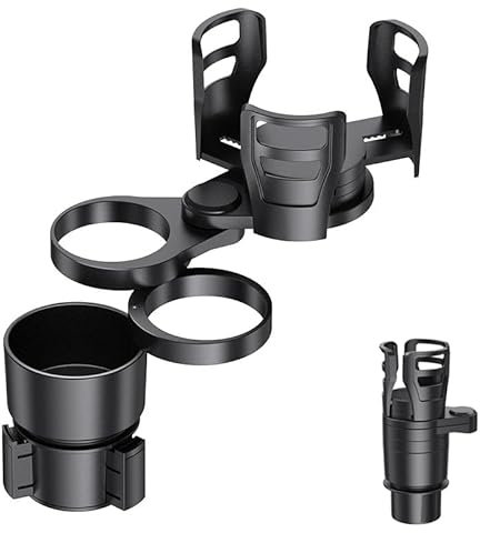 WJDMB Auto Getränkehalter für Audi A1 A2 A3 A4 A4L A5 A6 A6L A7 A8, Auto Cup Halter Expander Adapter Car Verstellbarer Becherhalter Flaschenhalter Auto Wasserflaschenhalterr