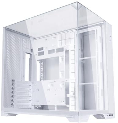 Lian Li O11Vision Compact White-Steel-Tempered Glass ATX Mid Tower Computer Case-Back Connect Support-O11VPW