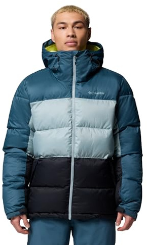 Columbia Slope Style Jacke, Omni-Heat Reflective, Fortschrittliche Schutz, Verstellbare Kapuze, Schneefang, Skipasstasche, Innere Sicherheitstasche - Herren