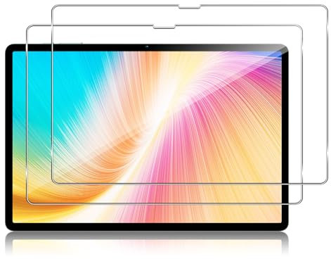 ELYCO for 10 inch tablet screen protector, for Teclast M50/M50HD/M50 Pro/DMOAO/FASTWD/PIXPEAK/JUSYEA/HotLight/YESTEL/FECLYDEL/FACETEL/ZIOVO/XGODY/SGIN, 2 Pack 9H Hardness Tempered Glass Film