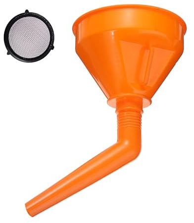 Xibao Einfüllstutzen Wasser Wohnmobil,Trichter Auto,Benzin Trichter mit Sieb Abnehmbarer,Universal Einfülltrichter 1,2 Liter,Auto Kraftstofftrichter Öltrichter Kunststoff,Geeignet für PKW,LKW,SUV