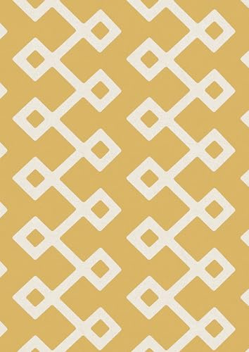 d-c-fix Wachstuchtischdecke Dakota Curry 150 cm X 220 cm | Tischtuch im Vintage-Stil für den Küchen-, Ess- oder Gartentisch – lebensmittelecht, abwaschbar & wasserdicht