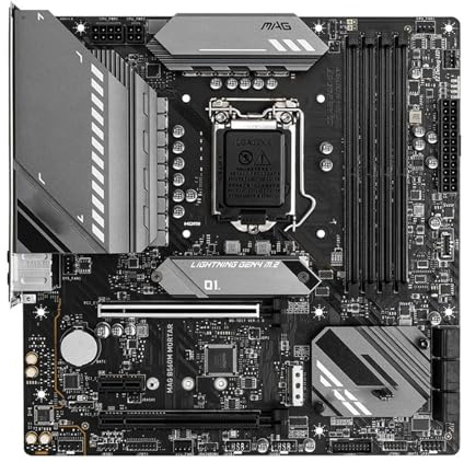 Carte Mere pc Carte mère Fit for MSI MAG B560M Mortar LGA 1200 for processeurs Intel Core de 11e/10e génération, Format M-ATX, idéale for Le Gaming