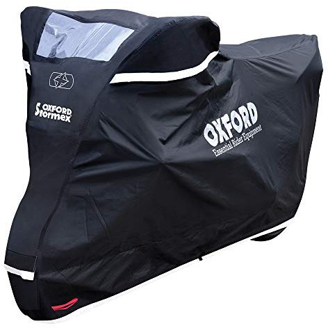 Oxford Stormex Waterproof Motorcycle Motorbike Cover Black All Weather CV331