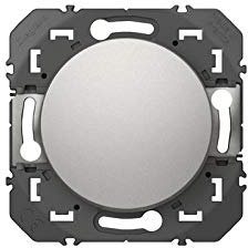 Interrupteur ou va-et-vient dooxie 10AX 250V~ finition alu