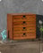 Baffect Caja de Almacenamiento con cajones de Madera Vintage de 1 Piso, de joyería con Organizador Mesa, 1 Piso (4 Pisos)