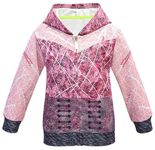 Mädchen Hoodies Descendants Mode Bedruckte Kleidung Herbst Winter Kinder Mantel Jacke Gr. 5-6 Jahre, Stil01