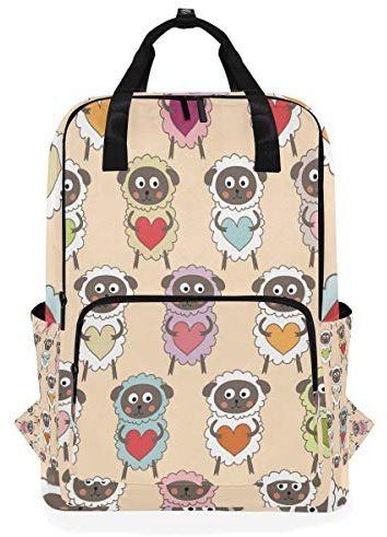 Fantasio Schaf Rucksack lässiger Tagesrucksack