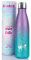Bottiglia d'acqua isolata in acciaio inox, regalo equestre per gli amanti dei cavalli, cowgirl per Natale, compleanno, ritorno a scuola, glitter sfumato viola-blu, Onebttl