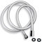 ZOTTI Tubo doccia in PVC 1m - Tubo doccia di ricambio robusto - A prova di perdite e anti-scoppio - Raccordo standard universale - Resistenza all'alta pressione - Facile sostituzione fai da te