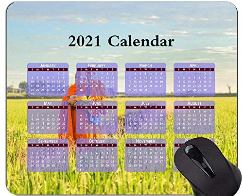 Yanteng Mouse Pad 2021 Kalender, Buddhismus Faith Mouse Pad Mat