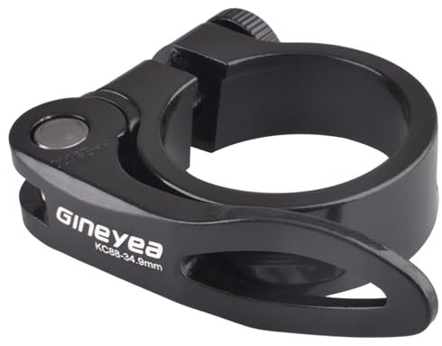 Azarxis Sattelklemme 28,6mm 31,8mm 34,9mm, Fahrrad Schnellspanner Sattelstützenklemme Sattelstütze für Fahrrad (01 Schwarz - Schnellspanner, 31,8mm)